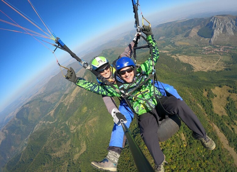 Transylvania: Hike and fly by paraglider day trip 1