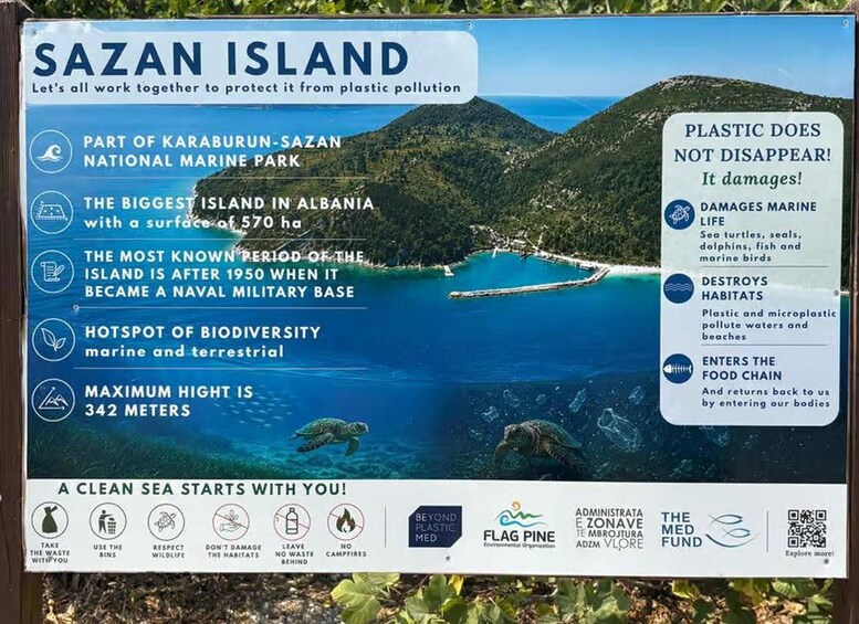 Picture 12 for Activity Durrës: Vlorë Sazan Island, Cave & Karaburun Speedboat Tour 3