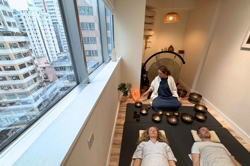 Picture 3 for Activity Hong Kong: Jet-Lag Ritual Sound Bath, Meridian Massage & Tea 5