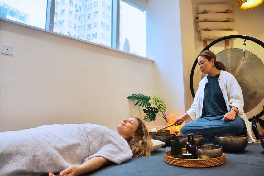 Picture 2 for Activity Hong Kong: Jet-Lag Ritual Sound Bath, Meridian Massage & Tea 2