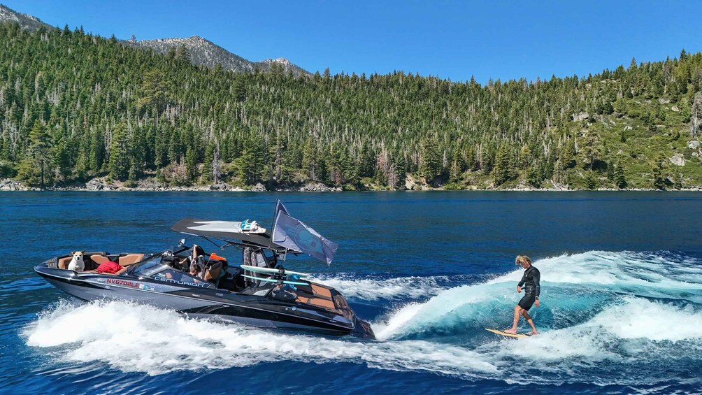 Picture 4 for Activity Luxury Wakesurf & Boat Tour | Centurion Ri230 | Tahoe Keys 2