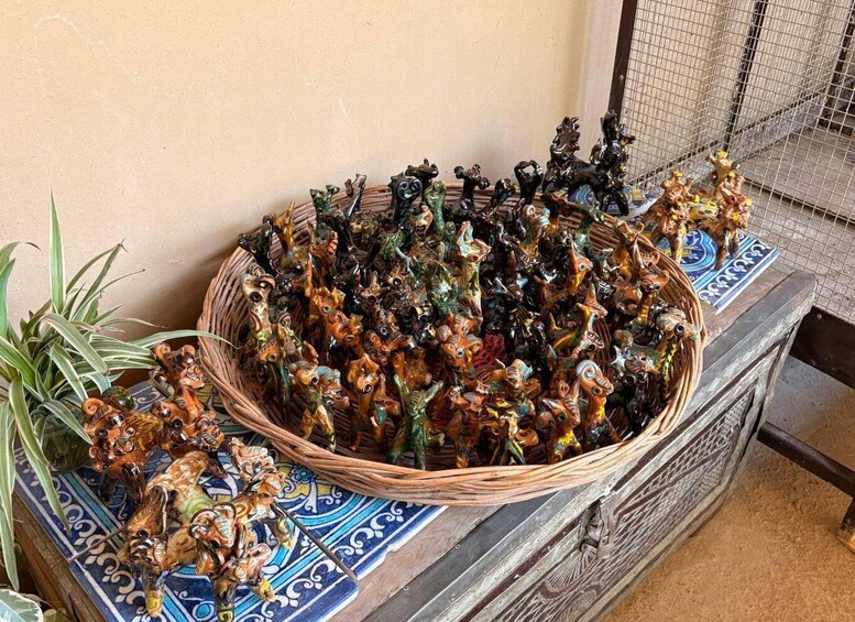 Picture 5 for Activity Tashkent: Paint a Traditional Khushtak Uzbek Clay Figurine 4