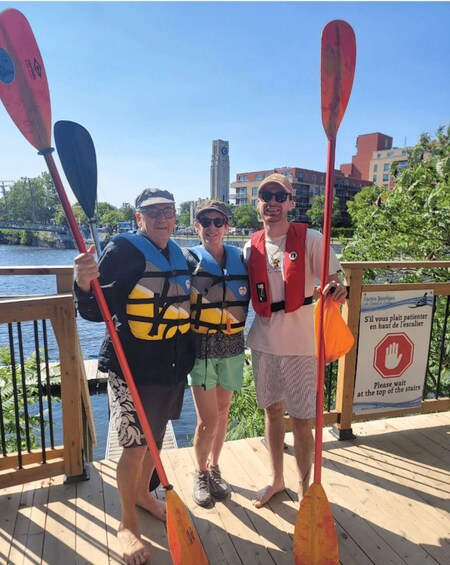 Picture 3 for Activity Montreal: Rabaska Canoe & Canal Discovery Tour 5