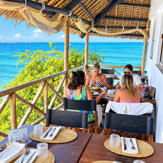 Zanzibar: The Rock Restaurant Dining Experience +Transfer 1