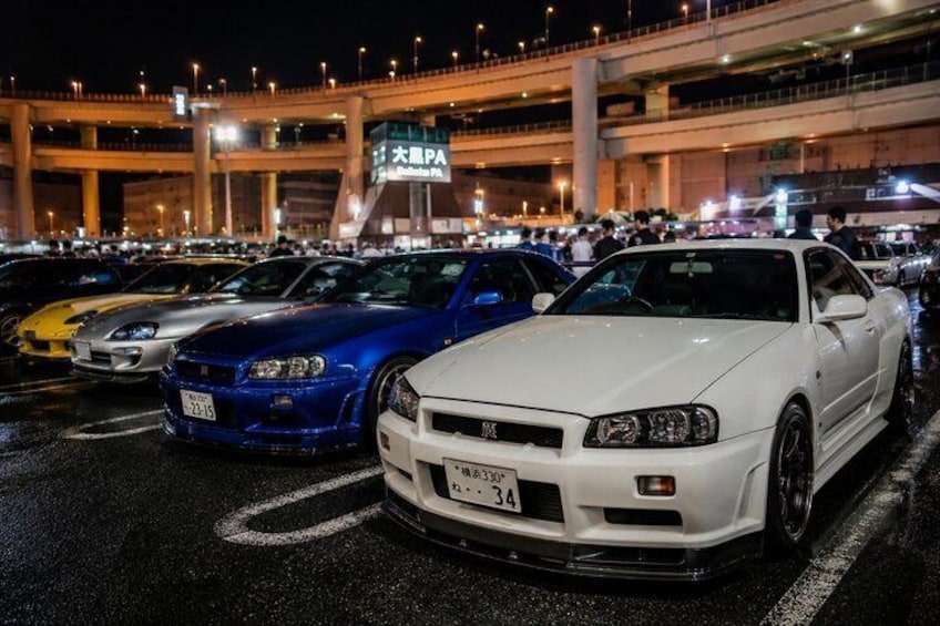Tokyo: Private Shinjuku Night Tour & Daikoku JDM Car Experience 1