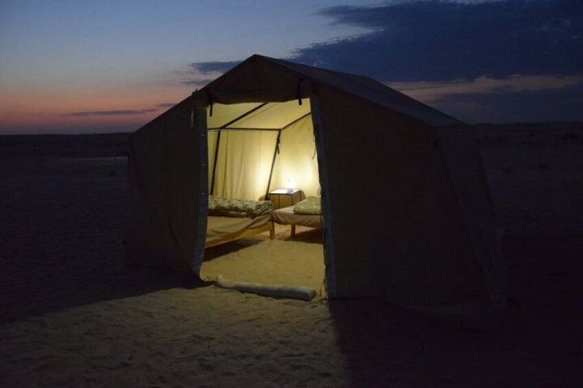 Douz Sunset & Sunrise Camel Trek – Overnight Desert Camp 3