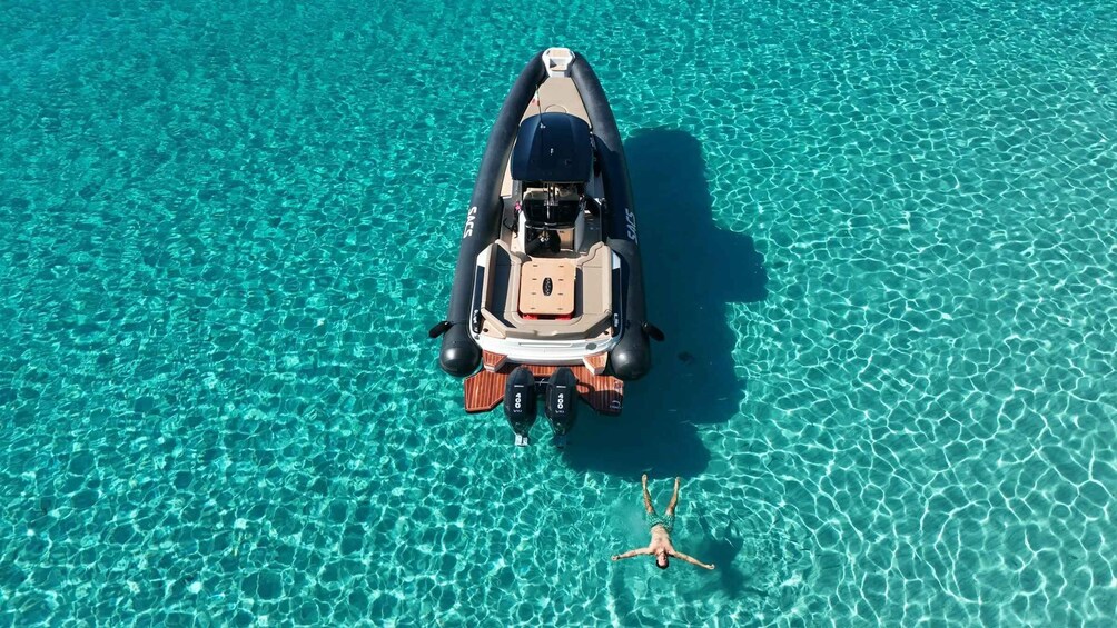 Picture 9 for Activity Porto Pollo, private boat tour from Portisco, Yoga and Watersports lessons 4