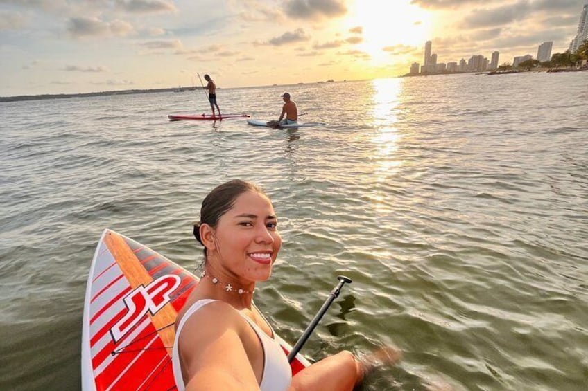 Venture over the Caribbean waters in a Paddleboarding class 4