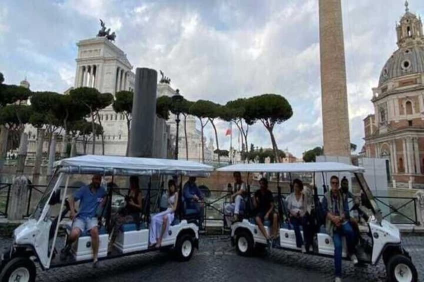 Rome Small Group Golf Cart Tour of Iconic Landmarks 3