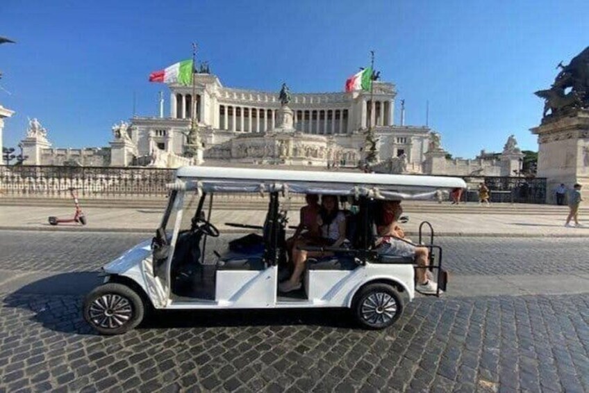 Rome Small Group Golf Cart Tour of Iconic Landmarks 4