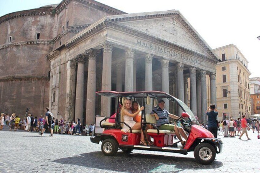 Rome Small Group Golf Cart Tour of Iconic Landmarks 1