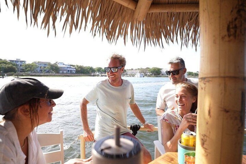 Carolina Beach Private Sunset Cruise in a Tiki Bar 3