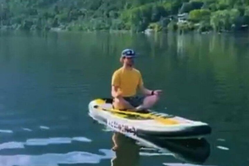 Sunset SUP on Lake Orta from Bagnella 3