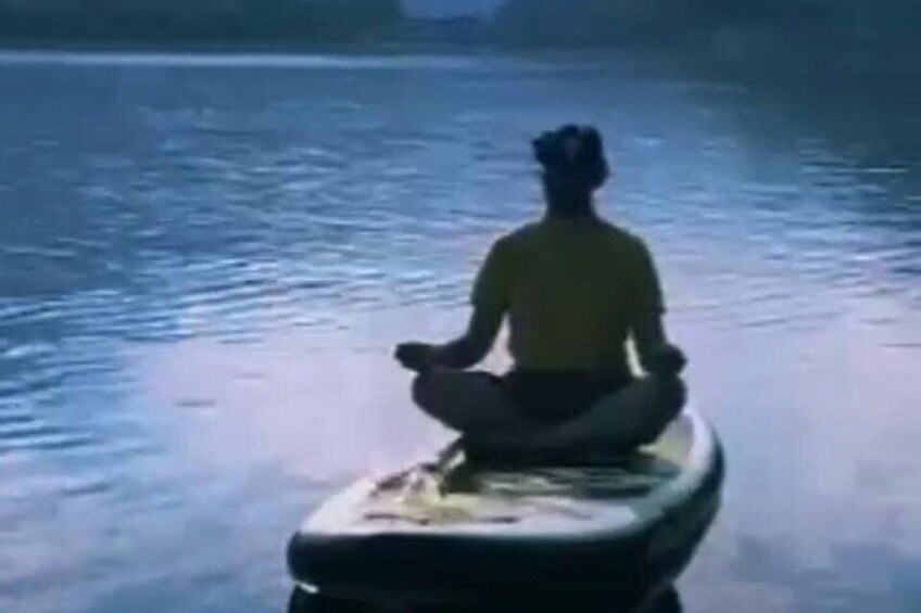 Sunset SUP on Lake Orta from Bagnella 4