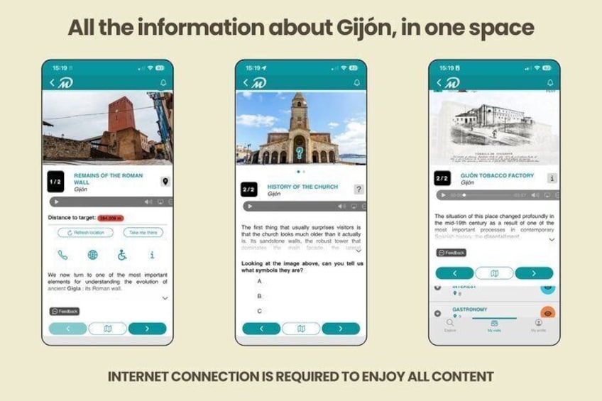 TOP Gijón : Private Guided Tour with your mobile 2
