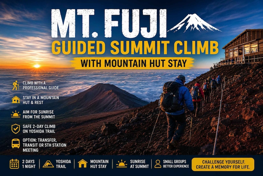 Mt. Fuji Guided Summit Climb with Mountain Hut Stay 1