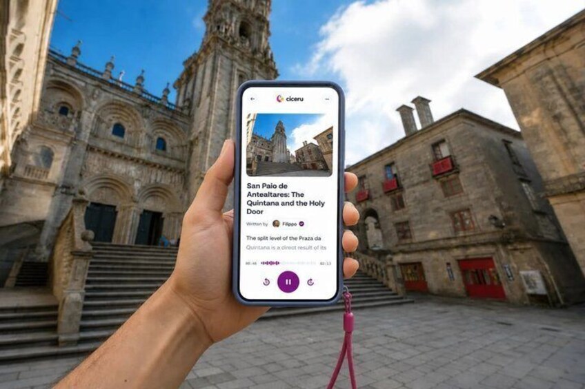 Self Guided Walking Tour to Santiago de Compostela with Quiz 1