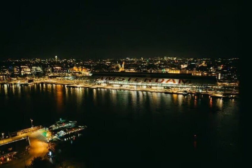 Amsterdam Evening Canal Cruise & A’DAM Tower Skybar Drink 5