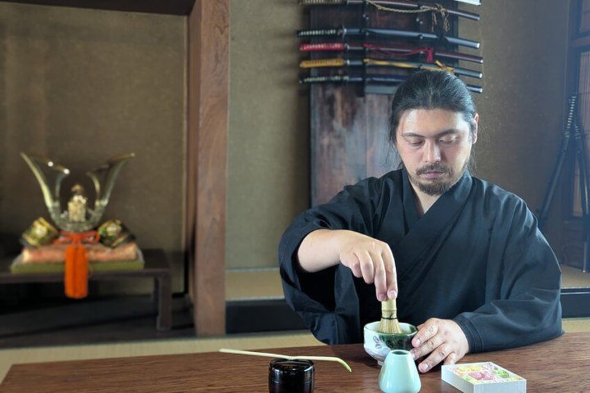 Samurai Training and Home Style Matcha Experience 1