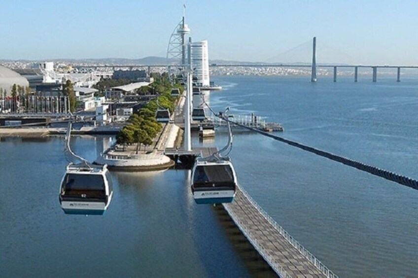 Entrance to Oceanary and cable car 4