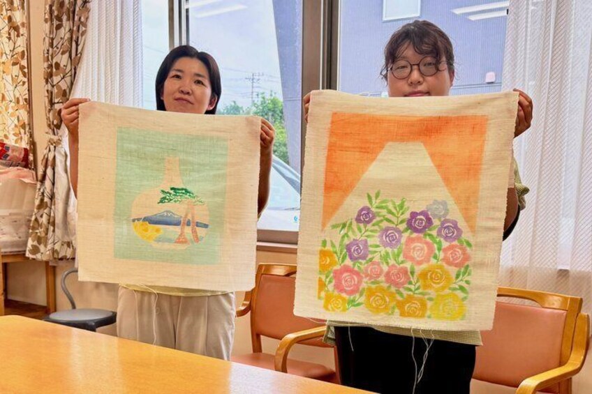 Private Katazome Dyeing Workshop near Mt. Fuji with Lunch 1
