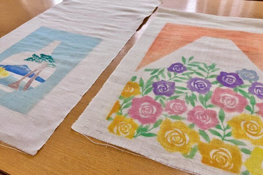 Katazome Dyeing Private Workshop and Scenic Tea Field Tour 5