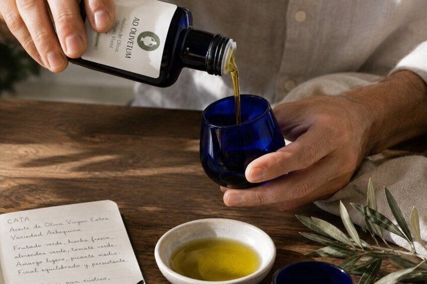 Olive Oil Tasting Under the Trees Paxos Island Greece 4