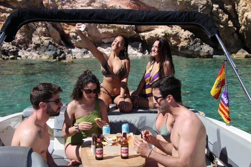 2.5 hour boat trip with snorkeling and paddle surfing in coves 1
