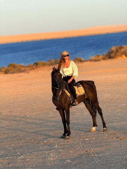 Picture 2 for Activity Fayoum: Magic Lake Desert Horseback Ride Experience 3
