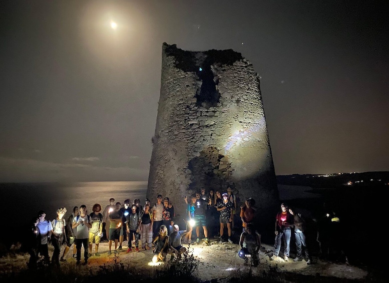 Hiking in the night: Porto Badisco under the stars 1