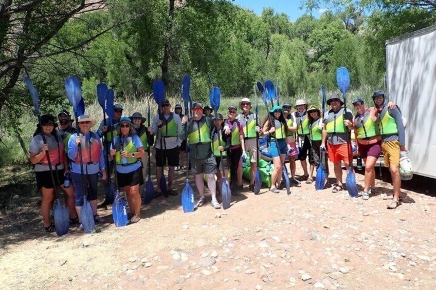 Paddles To Pints Kayak the Verde with Drink 5