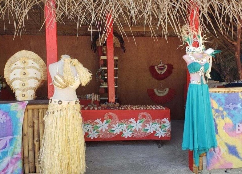 A traditional dance performance with dancers in colorful costumes and a decorated stage. 5