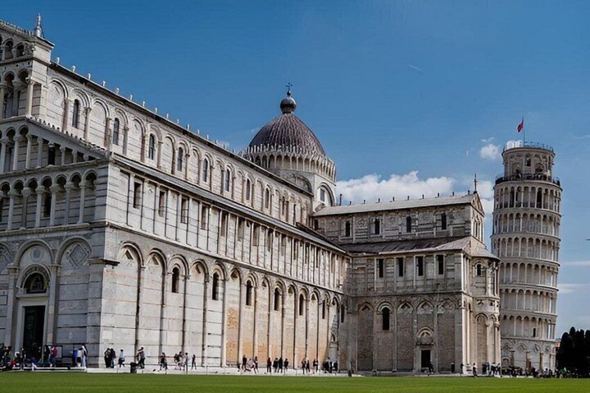The Pisa Cathedral with the Leaning Tower. 3