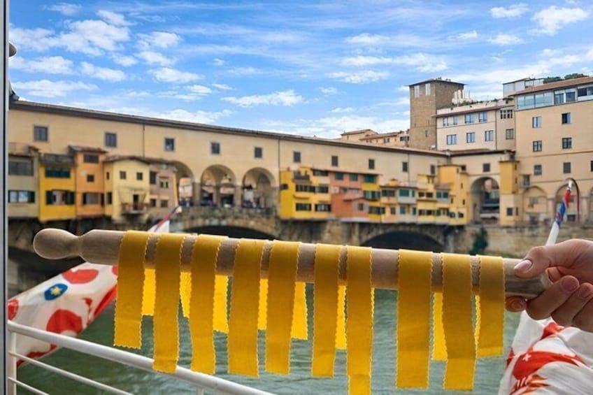 Florence Pasta and Wine Workshop near Ponte Vecchio 1