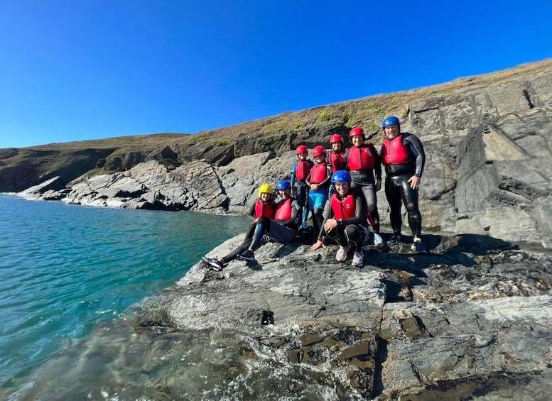 North Devon: Coasteering at Baggy Point 1