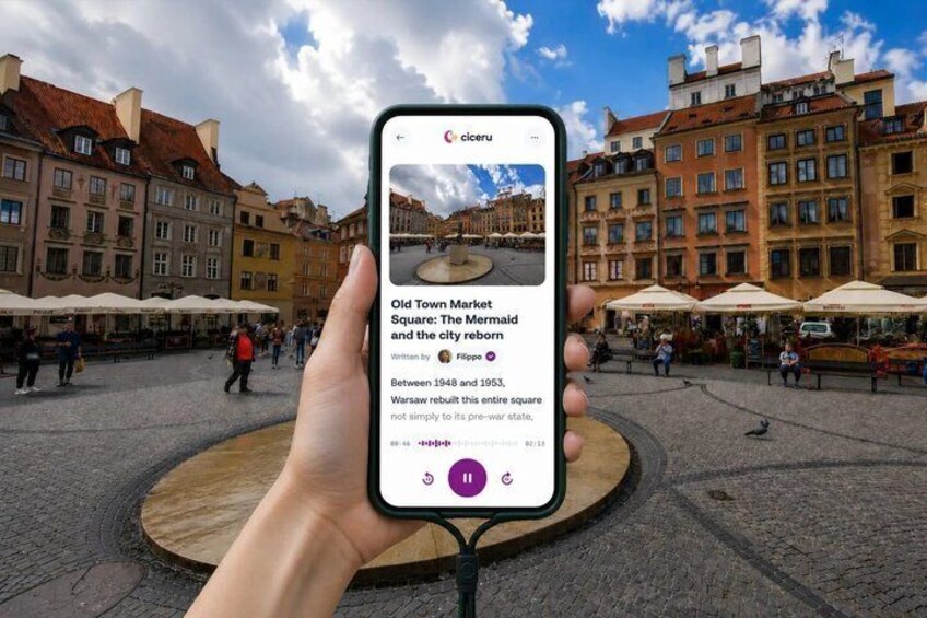 Warsaw Self Guided Walking Tour Landmarks with Audio and Quiz 1
