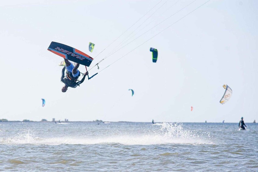 Picture 3 for Activity Stagnone di Marsala: Kitesurfing Sea Baptism 3