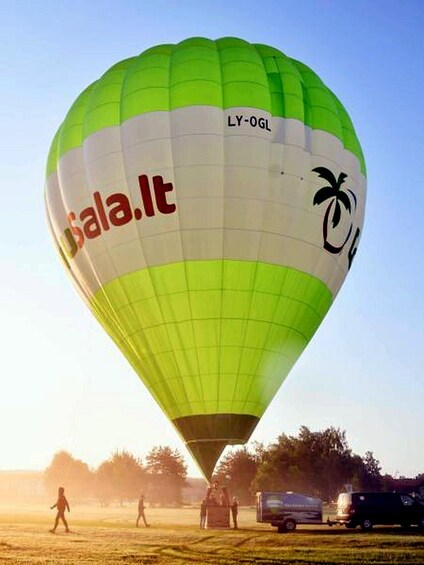 Picture 16 for Activity Birštonas: Hot Air Balloon Flight with Champagne & Pickup 5