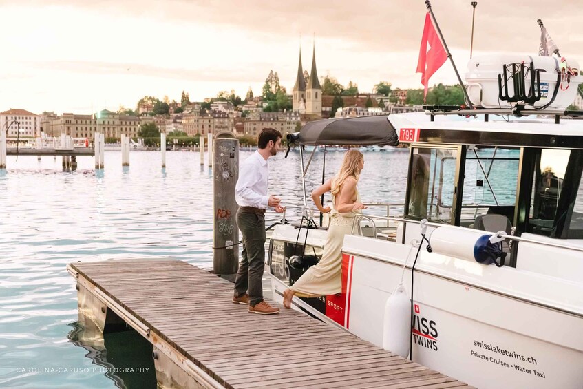 Lake Lucerne Grand Journey: Private Boat & Scenic Return 1