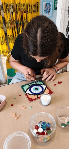 Picture 7 for Activity Athens: Evil Eye Mosaic Workshop with Souvenir 2