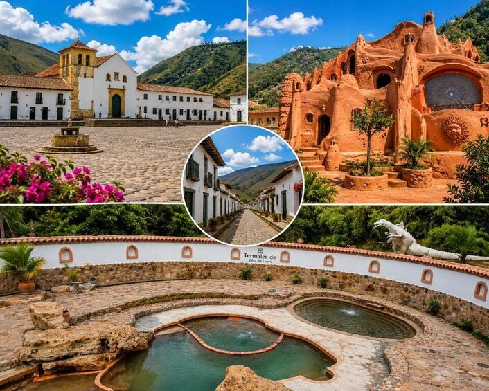 ✨ From Bogotá: Villa de Leyva, Casa Terracota, and Hot Springs 1