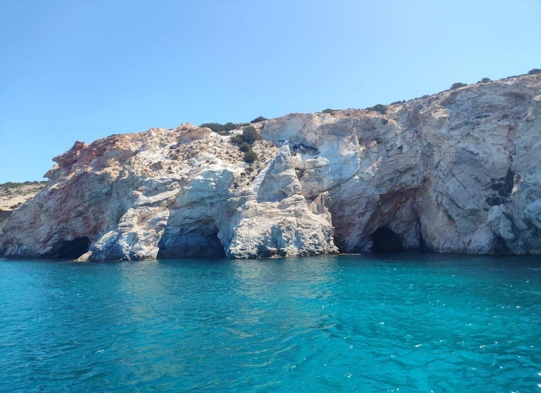 Picture 5 for Activity Milos: Private Boat Tour to Sarakiniko, Kimolos & Polyaigos 4