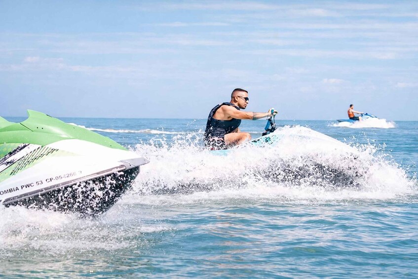 Picture 6 for Activity Cartagena Jet Ski Adventure With Optional Drone Video 5