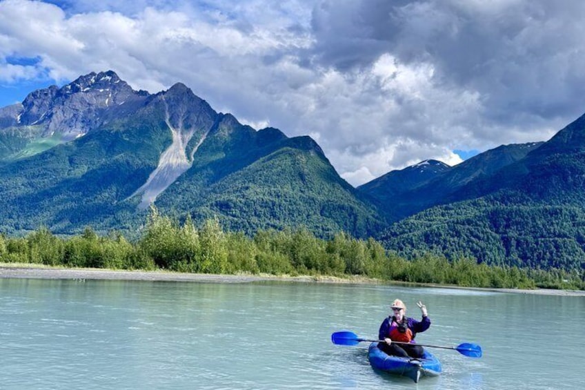 Lazy River Kayak Float on the Knik River 2