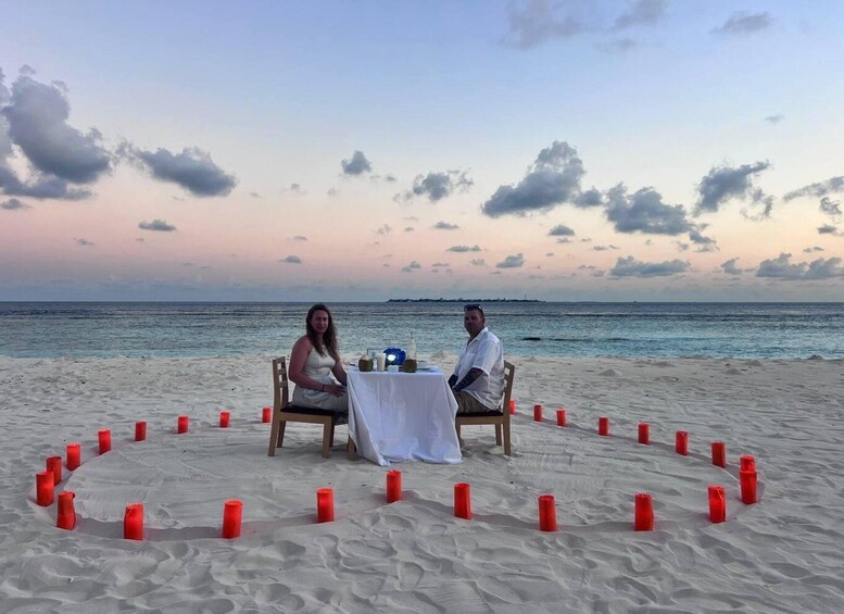 Picture 2 for Activity Omadhoo: Sunset Beach Dinner with Ocean Views 2