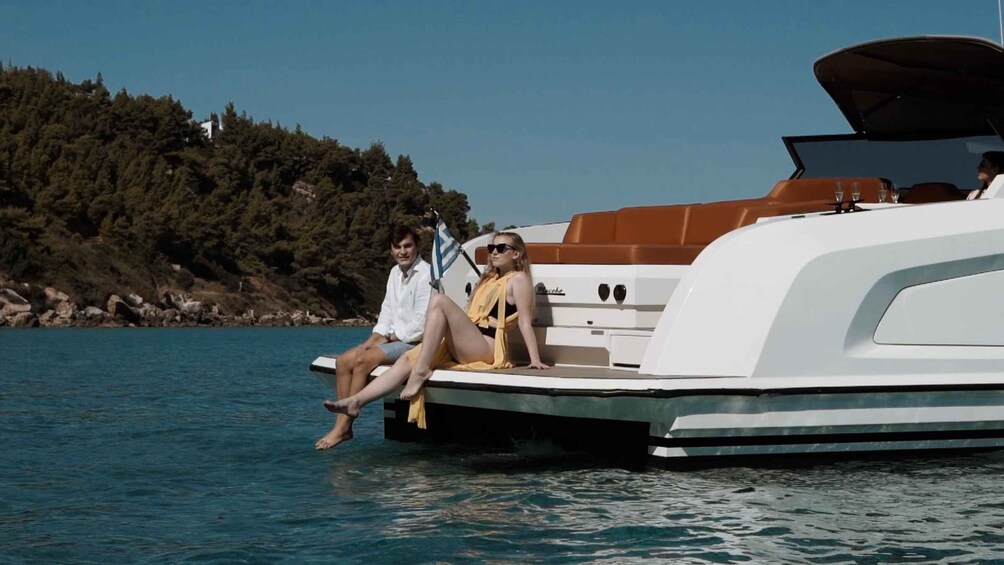 Picture 9 for Activity Corfu: Private Evening Yacht Cruise at Sunset from Benitses 4