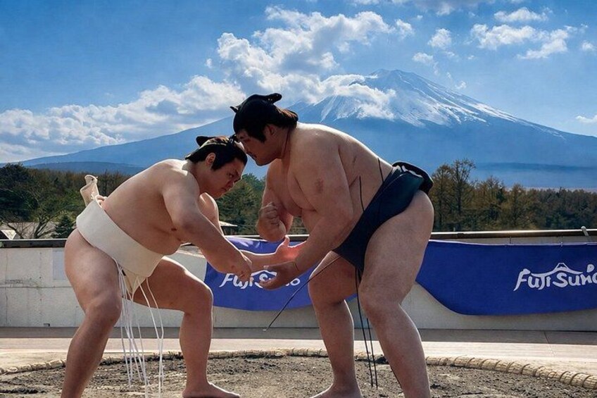 Mount Fuji Sumo Show Entry Ticket at Lake Yamanaka 3