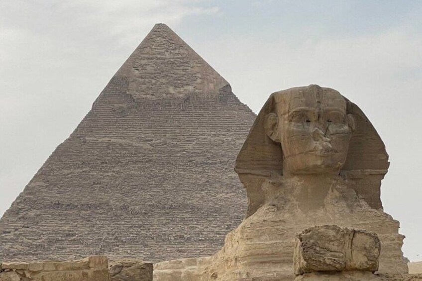 Alexandria Port Giza Pyramids Sphinx and GEM Private Tour 5