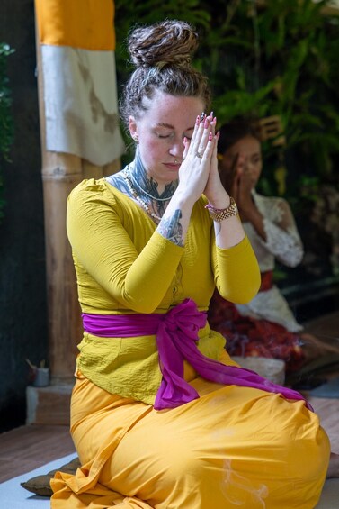 Picture 4 for Activity Ubud: Canang Sari Offerings Experience & Balinese Blessing 4