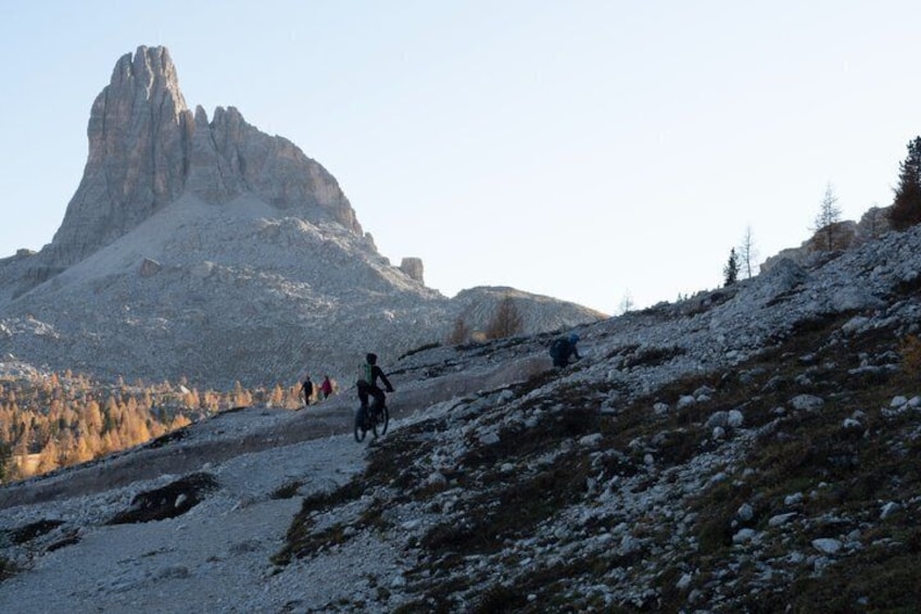 Cortina d'Ampezzo Bike and Hike Adventure in the Secret Dolomites 1